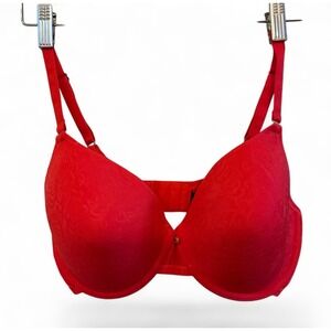 Beautiful Red (Rouge) NWT Natori 34DD Underwire Classy Support Bra